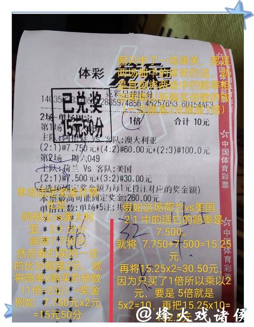 世界杯竞彩：如何科学分配资金